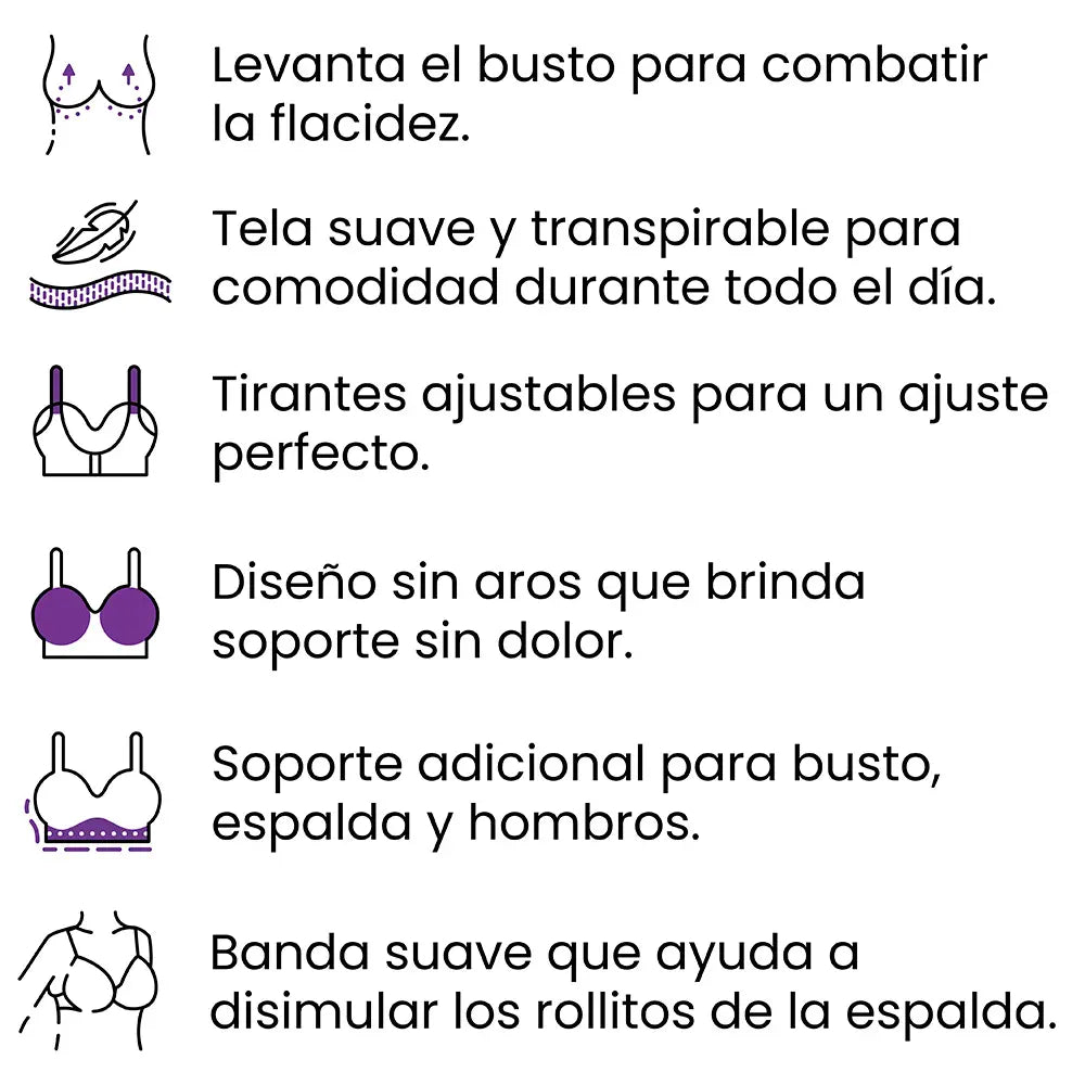 SiluetaLift™ – Brasier Moldeador Sin Varillas
